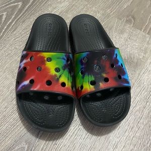 Crocs Slides KIDS Tie Dye J3